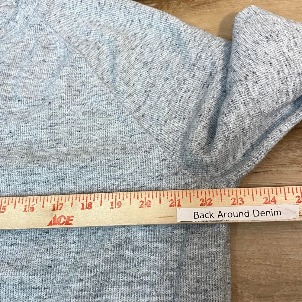 Banana Republic Mens Eco Sweatshirt Large Light Grey Heather Raglan‎